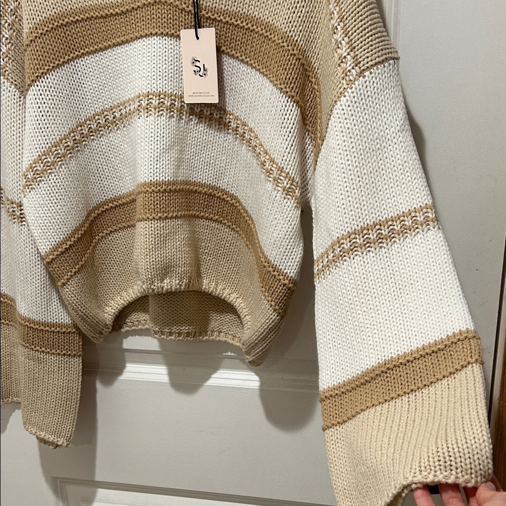 Fall Striped Sweater - Picture 3 of 4